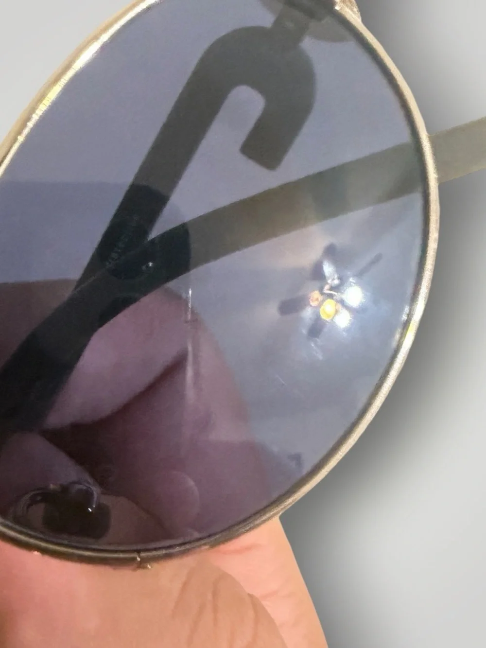 Yohji Yamamoto 52-4201 Vintage 90s Steampunk Oval Sunglasses Made in Japan